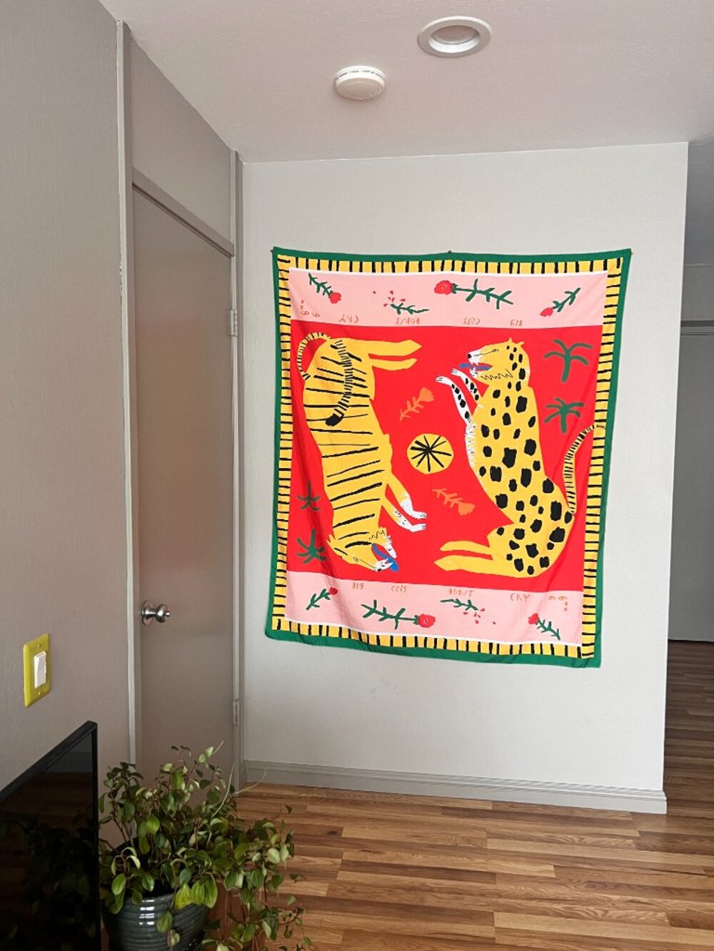 Big Cats Don't Cry Large Tapestry